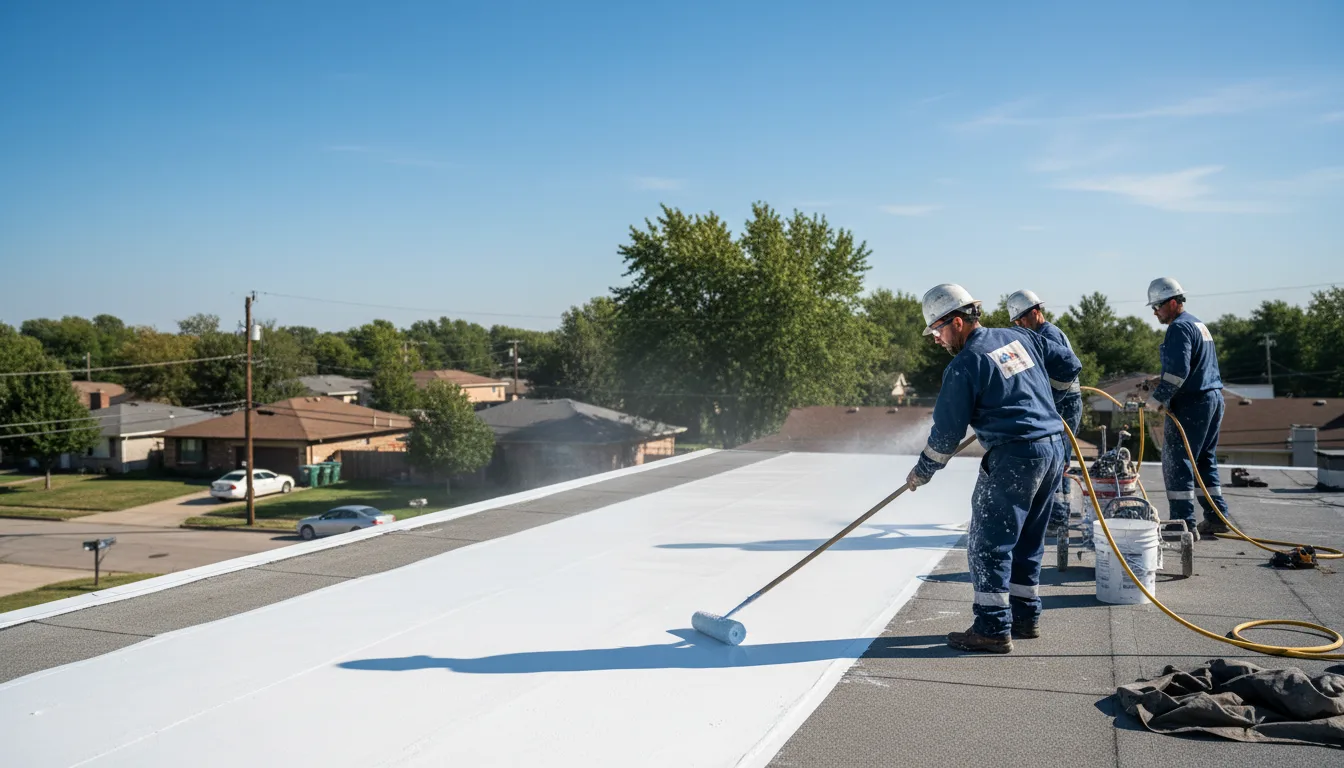 Commercial roof coating in Green Lake, WI near me